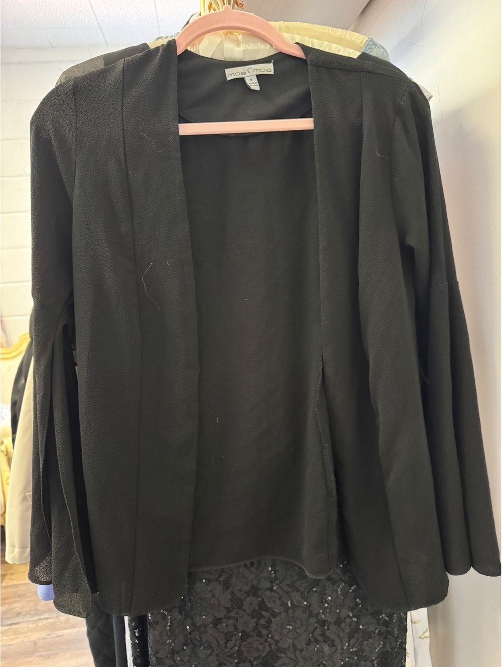 Black Moa Moa cardigan